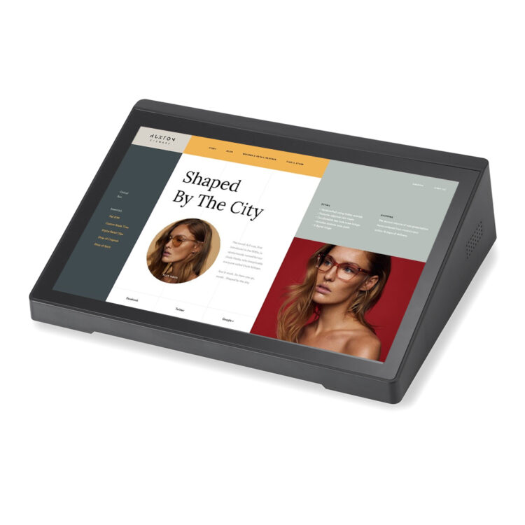 customer facing desktop tablet